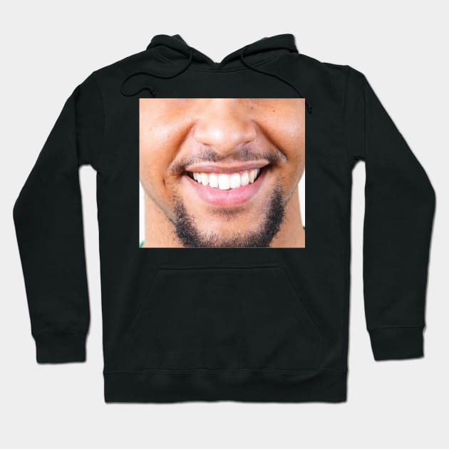 Funny customized face mask with  smile mouth Hoodie by jack22